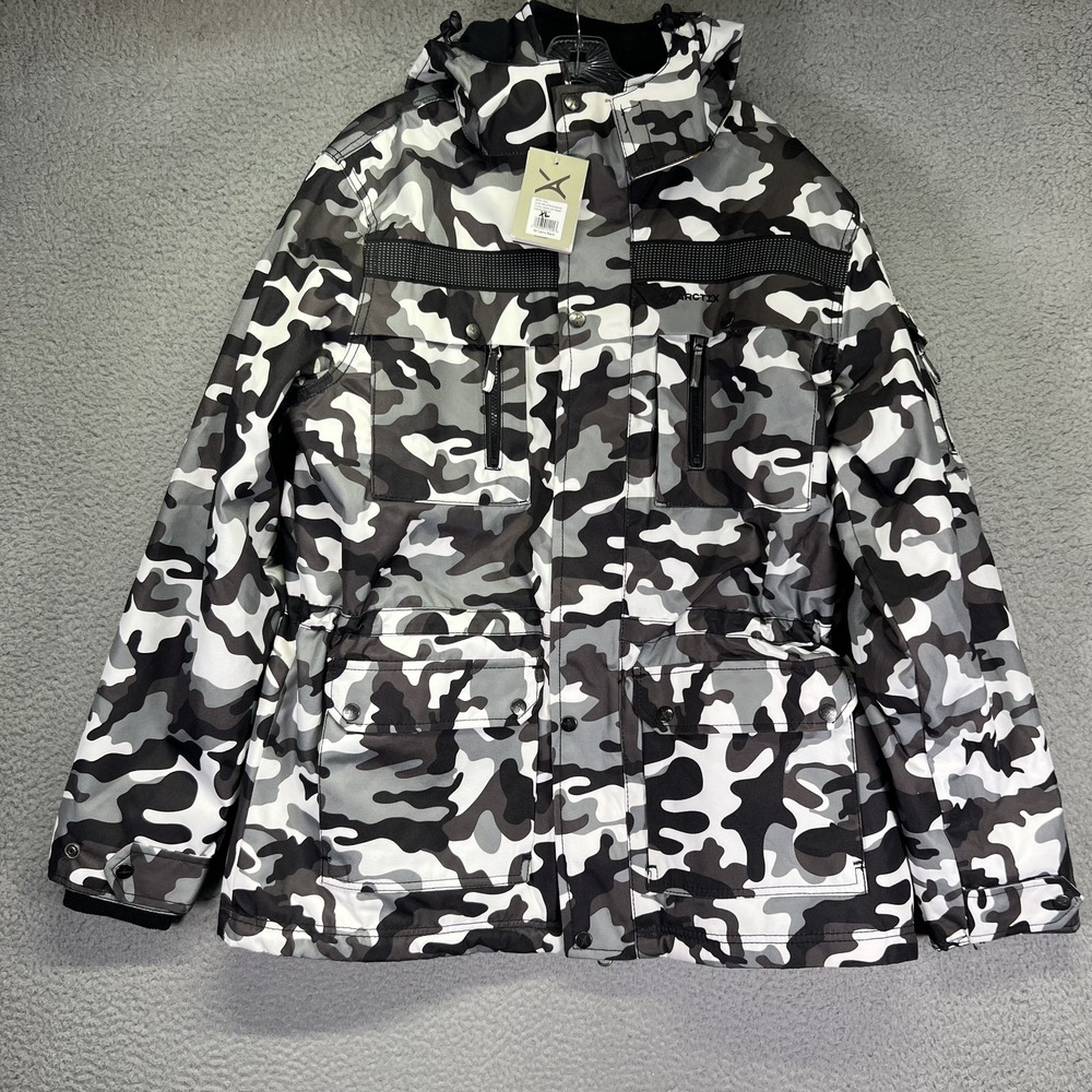 Arctix Men's Black and Gray Camouflage Performance Jacket